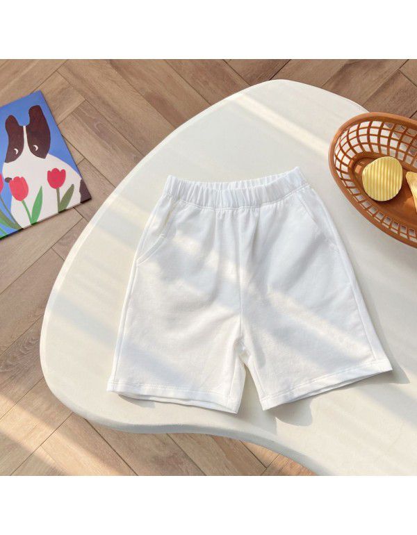 Girls' Shorts Summer New Children's Sports Pants Versatile for Boys' Fashionable Casual Pants Capris